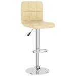 Vidaxl tabouret de bar cr�me similicuir