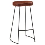 Vidaxl tabourets de bar gavin lot de 2 marron foncé 44x37, 5x78 cm Vidaxl tabourets de bar gavin lot de 2 marron foncé 44x37, 5x78 cm
