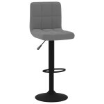 Vidaxl tabouret de bar gris fonc� velours