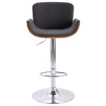 Vidaxl tabouret de bar gris tissu Vidaxl tabouret de bar gris tissu