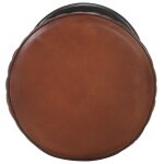 Vidaxl tabouret de bar marron cuir véritable Vidaxl tabouret de bar marron cuir véritable