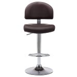 Vidaxl tabouret de bar marron similicuir