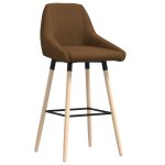 Vidaxl tabouret de bar marron tissu Vidaxl tabouret de bar marron tissu