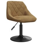 Vidaxl tabouret de bar marron velours Vidaxl tabouret de bar marron velours