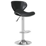 Vidaxl tabouret de bar noir similicuir