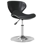 Vidaxl tabouret de bar noir similicuir