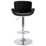 Vidaxl tabouret de bar noir similicuir