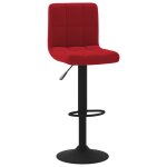 Vidaxl tabouret de bar rouge bordeaux velours Vidaxl tabouret de bar rouge bordeaux velours