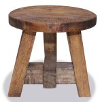 Vidaxl tabouret bois d'acajou massif