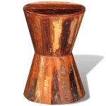 Vidaxl tabouret bois de rcupration massif