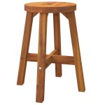 Vidaxl tabouret marron 38x38x45 cm bois d'acacia solide Vidaxl tabouret marron 38x38x45 cm bois d'acacia solide