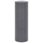 Vidaxl tampon absorbant d'huile gris 40x1000 cm