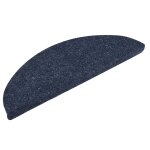 Vidaxl tapis d'escalier autocollants 5 pièces 56 x 17 x 3 cm bleu demi - rond Vidaxl tapis d'escalier autocollants 5 pièces 56 x 17 x 3 cm bleu demi - rond