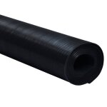 Vidaxl tapis en caoutchouc antidrapant 1, 5x4 m 3 mm nervure fine