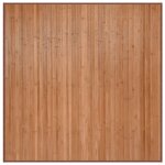 Vidaxl tapis carr� naturel 100x100 cm bambou