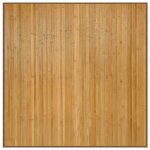Vidaxl tapis carr� naturel 100x100 cm bambou