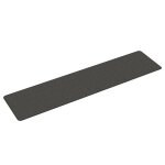 Vidaxl tapis de couloir aspect sisal anthracite 50x200 cm