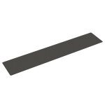 Vidaxl tapis de couloir aspect sisal anthracite 80x400 cm