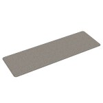 Vidaxl tapis de couloir aspect sisal argent 50x150 cm