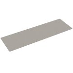 Vidaxl tapis de couloir aspect sisal platina 80x250 cm