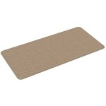 Vidaxl tapis de couloir aspect sisal sable 50x100 cm