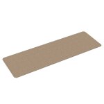 Vidaxl tapis de couloir aspect sisal sable 50x150 cm