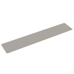 Vidaxl tapis de couloir aspect sisal taupe 50x250 cm