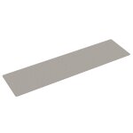 Vidaxl tapis de couloir aspect sisal platina 80x300 cm