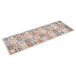 Vidaxl tapis de cuisine lavable couleur mosaque 60x180 cm