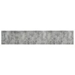 Vidaxl tapis de cuisine lavable impression b�ton 60x300 cm velours