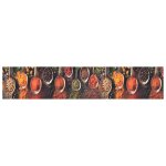 Vidaxl tapis de cuisine lavable impression cuillère épices 60x300 cm Vidaxl tapis de cuisine lavable impression cuillère épices 60x300 cm