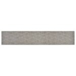 Vidaxl tapis de cuisine lavable impression losange 60x300 cm velours