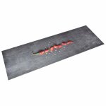 Vidaxl tapis de cuisine lavable poivre 60x180 cm