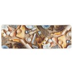 Vidaxl tapis de cuisine multicolore 60x180 cm lavable antidrapant