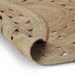 Vidaxl tapis design tressé jute 180 cm rond Vidaxl tapis design tressé jute 180 cm rond