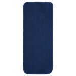 Vidaxl tapis d'escalier 15 pcs 60x25 cm bleu marine rectangulaire