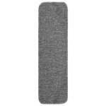 Vidaxl tapis d'escalier antid�rapants 15pcs 75x20cm gris rectangulaire