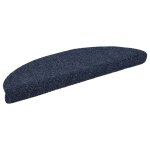 Vidaxl tapis d'escalier auto - adh�sifs lot de 20 56 x 17 x 3 cm bleu demi - rond