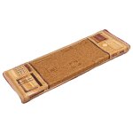 Vidaxl tapis d'escalier autocollants 15 pcs 65x21x4 cm beige