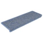 Vidaxl tapis d'escalier autocollants 15 pcs 65x21x4 cm bleu Vidaxl tapis d'escalier autocollants 15 pcs 65x21x4 cm bleu