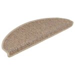 Vidaxl tapis d'escalier autocollants 15 pcs 65x21x4 cm sable Vidaxl tapis d'escalier autocollants 15 pcs 65x21x4 cm sable