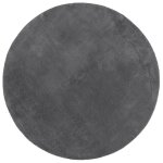 Vidaxl tapis huarte à poils courts doux et lavable anthracite Ø 100 cm Vidaxl tapis huarte à poils courts doux et lavable anthracite Ø 100 cm