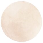 Vidaxl tapis huarte � poils courts doux et lavable beige � 160 cm