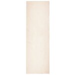 Vidaxl tapis huarte � poils courts doux et lavable beige 80x250 cm