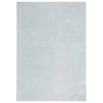 Vidaxl tapis huarte � poils courts doux et lavable bleu 120x170 cm