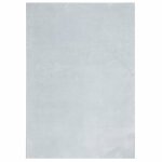 Vidaxl tapis huarte  poils courts doux et lavable bleu 140x200 cm