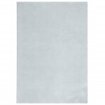 Vidaxl tapis huarte � poils courts doux et lavable bleu 160x230 cm