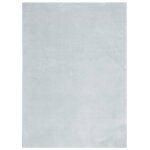 Vidaxl tapis huarte � poils courts doux et lavable bleu 200x280 cm