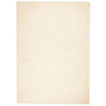 Vidaxl tapis huarte  poils courts doux et lavable crme 200x280 cm