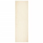Vidaxl tapis huarte � poils courts doux et lavable cr�me 80x250 cm